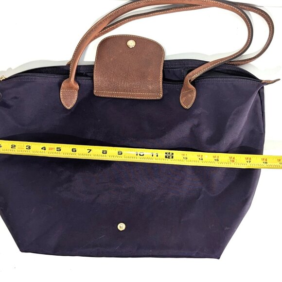 Longchamp Le Pliage Original Medium Tote/Shoulder Bag Purple - Picture 13 of 14